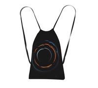 CNTDBU Mysterious Cosmic Black Holes Foldable Drawstring Rucksack-Lightweight Packable Reusable Shopping Bag for Travel, Compact Pocket Sling Backpack for Camping Gym
