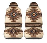 CNTDBU Native American Painting Car Seat Covers 2 Pack for Front Seats, Universal Stretch Seat Protectors for Car SUV Truck Van