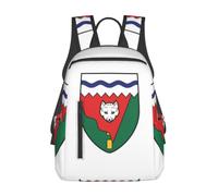 CNTDBU Northwest Territories Flag Lightweight Casual Rucksack-Large Capacity Daypack