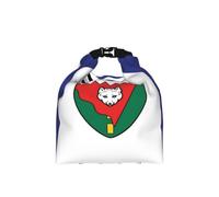 CNTDBU Northwest Territories Flag Roll Top Lunch Bag for Work-Insulated Cooler Tote with Adjustable Size, Leakproof Food Carrier for Daily Use