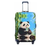 CNTDBU Panda Bamboo Pop L Stretchy Suitcase Cover-Elastic Luggage Protector for Travel, Scratch Resistant Fit Most Suitcases