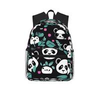 CNTDBU Panda cute face Lightweight Backpack for Women Men-Casual Daypack for Travel Work, Laptop Bag for Daily Commute
