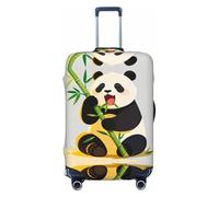 CNTDBU Panda Eat Bamboo S Stretchy Suitcase Cover-Elastic Luggage Protector for Travel, Scratch Resistant Fit Most Suitcases