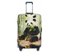 CNTDBU Panda Eat Bamboo S Stretchy Suitcase Cover-Elastic Luggage Protector for Travel, Scratch Resistant Fit Most Suitcases