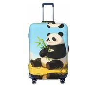 CNTDBU Panda Hold Bamboo S Stretchy Suitcase Cover-Elastic Luggage Protector for Travel, Scratch Resistant Fit Most Suitcases