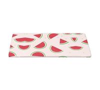 CNTDBU Pink Watermelon Elastic Edge Table Cover 5ft-Waterproof Oil Proof Fitted Tablecloth, Stain Resistant Square Table Cover For Dining Party