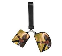 CNTDBU Power Shot Kick Wristlet Keychain Wallet For Women-Small Wrist Bag For Keys Cards, 2 Pack Zip Pouch For Running Gym Travel, Outdoor Sports