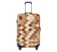 CNTDBU Python Scale Geo L Stretchy Suitcase Cover-Elastic Luggage Protector for Travel, Scratch Resistant Fit Most Suitcases