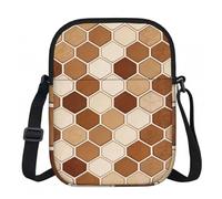CNTDBU Python Scale Geo Small Crossbody Bag-Lightweight Zip Purse for Women, Waterproof Casual Sling Bag for Travel Phone Wallet