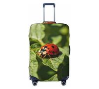CNTDBU Red Ladybug Art S Stretchy Suitcase Cover-Elastic Luggage Protector for Travel, Scratch Resistant Fit Most Suitcases