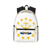 CNTDBU Rhode Island State Flag Lightweight Backpack for Women Men-Casual Daypack for Travel Work, Laptop Bag for Daily Commute