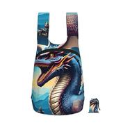 CNTDBU Roaring Dragon Foldable Backpack 16l-Lightweight Packable Daypack For Travel, Waterproof Hiking Rucksack With Zip For Men Women
