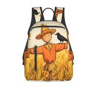 CNTDBU Scarecrow Crow Lightweight Casual Rucksack-Large Capacity Daypack