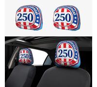 CNTDBU Seal Badge Car Headrest Cover 2 Pack-Stretchable Soft Seat Cushion Protector for Cars, Universal Fit Headrest Covers for Truck SUV