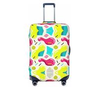 CNTDBU Seamless Memphis M Stretchy Suitcase Cover-Elastic Luggage Protector for Travel, Scratch Resistant Fit Most Suitcases