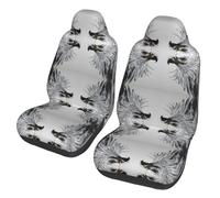 CNTDBU Sketching an eagle Car Seat Covers 2 Pack-Universal Fit Front Seat Protector for Cars SUV Truck, Elastic Bottom Breathable Auto Seat Covers