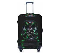 CNTDBU Snake Skull Deadly XL Stretchy Suitcase Cover-Elastic Luggage Protector for Travel, Scratch Resistant Fit Most Suitcases