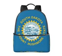 CNTDBU South Dakota State Flag Backpack-Lightweight Travel Daypack with Laptop Sleeve