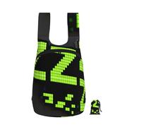 CNTDBU Square Letters Foldable Backpack 16l-Lightweight Packable Daypack For Travel, Waterproof Hiking Rucksack With Zip For Men Women