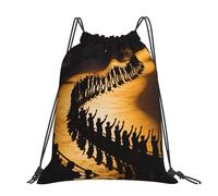 CNTDBU Stadium Wave Crowd Large Cinch Sack Bag-Waterproof Lightweight Rucksack For Gym Sports, Casual Drawstring Backpack For Travel Hiking