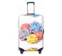 CNTDBU Succulent Garden XL Stretchy Suitcase Cover-Elastic Luggage Protector for Travel, Scratch Resistant Fit Most Suitcases