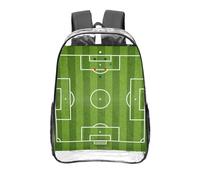 CNTDBU Tactics Board Formation Clear Backpack 16 Inch Heavy Duty-Stadium Approved Transparent PVC Bookbag, Reinforced Bottom Travel Daypack Unisex