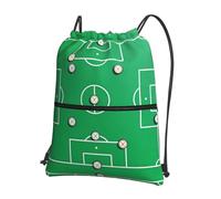 CNTDBU Tactics Board Formation Drawstring Backpack with Zip-Waterproof Lightweight Daypack for Gym Sports, Adjustable Cinch Bag for Travel Hiking