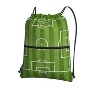 CNTDBU Tactics Board Formation Drawstring Backpack with Zip-Waterproof Lightweight Daypack for Gym Sports, Adjustable Cinch Bag for Travel Hiking