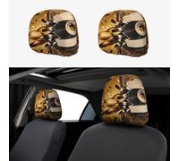 CNTDBU Tape Tear Muscle Car Headrest Cover 2 Pack-Stretchable Soft Seat Cushion Protector for Cars, Universal Fit Headrest Covers for Truck SUV