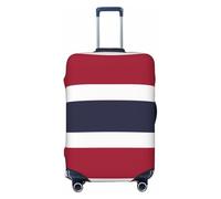 CNTDBU Thailand Flag M Stretchy Suitcase Cover-Elastic Luggage Protector for Travel, Scratch Resistant Fit Most Suitcases