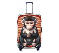 CNTDBU The Silent Monkey L Stretchy Suitcase Cover-Elastic Luggage Protector for Travel, Scratch Resistant Fit Most Suitcases