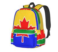 CNTDBU Thunder Bay Flag Lightweight Casual Backpack for Adults-Large Capacity Travel Daypack with Padded Straps, Water Resistant Commuter Bag