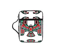 CNTDBU Thunderbird Bible Study Tote Bag With Handles -Water-Resistant Organiser For Church Travel, Pen Holder Tablet Pocket Journal Cover Case