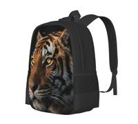 CNTDBU Tiger Eye Stare Lightweight Casual Rucksack-Large Capacity Daypack