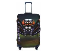 CNTDBU Tropical Rainforest Spiders L Stretchy Suitcase Cover-Elastic Luggage Protector for Travel, Scratch Resistant Fit Most Suitcases