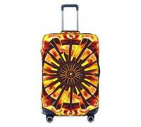CNTDBU Turning the Flame XL Stretchy Suitcase Cover-Elastic Luggage Protector for Travel, Scratch Resistant Fit Most Suitcases