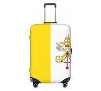 CNTDBU Vatican Flag S Stretchy Suitcase Cover-Elastic Luggage Protector for Travel, Scratch Resistant Fit Most Suitcases