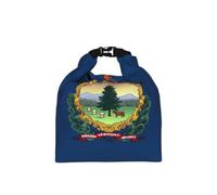 CNTDBU Vermont State Flag Roll Top Lunch Bag for Work-Insulated Cooler Tote with Adjustable Size, Leakproof Food Carrier for Daily Use