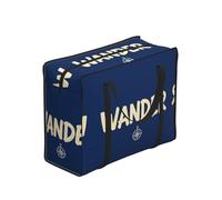 CNTDBU Wander Script Word Heavy Duty Shopping Tote Bag-Waterproof Reusable Grocery Bag With Zip, Foldable Storage Bag For Travel Picnic