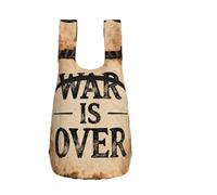 CNTDBU War Is Over Foldable Backpack 16l-Lightweight Packable Daypack For Travel, Waterproof Hiking Rucksack With Zip For Men Women