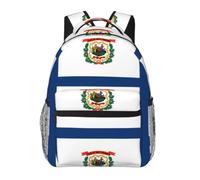 CNTDBU West Virginia Flag Lightweight Casual Rucksack for Adults-Large Capacity Travel Daypack with Padded Straps, Water Resistant Commuter Bag