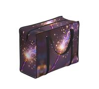 CNTDBU Wizard Wand Sparkle Heavy Duty Shopping Tote Bag-Waterproof Reusable Grocery Bag With Zip, Foldable Storage Bag For Travel Picnic