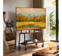 CNTSLNB+ Mobile TV Stand + TV Double-Layer Art Stand + 32-75 Inch