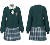 Cnulaueu All of Us are Dead Cosplay Costume Lee Su-hyeok Jacket Coat Trousers JK Dress School Uniform Suit Halloween Outfit (Female, XL)