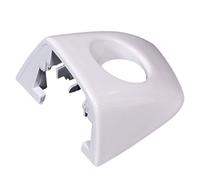 CNUPSM Car White Exterior Door Handle Key Hole Trim Left Driver Side Cover Cap White 4H1837879 Compatible with Audi 2010-2016 A6 S6 Quattro Allroad A7 A8 S8 RS6 RS7