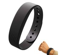 CNVNTAO Vibrating Alarm Wristband Fitsleeps Alarm Clock Watches 40-Day Battery Life Silent Wrist Shock Bands for Deepsleepers Elderly (Black)