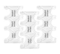 CNWEUFT 3 pcs Japanese Yen Coin Holder Hard Case Organizer and Storage for Coins Rectangle JPY Coin Organiser and Dispenser, Plastic Coin Sorter Wallet with 6 Slots