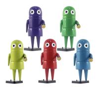 CNWEUFT 5 pcs REPO 3D Printed Character Figure, R.E.P.O Horror Game Posable Articulated Collectible Model for Fans Gift