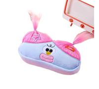CNWEUFT Explosive Hair Ugly Doll Plush Large Intestine Pen Bag Big Eyes Monster Sweet Girl Heart Storage Bag Plush Toy Stationery Box