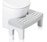 Cnwinu Toilet Stool,Toilet's Stool Squat for Bathroom,Poop Stools with Massage Function,As a Constipation Relief for Adults,Non Slip Toilet Footrest Suitable for Adults and Children(White)